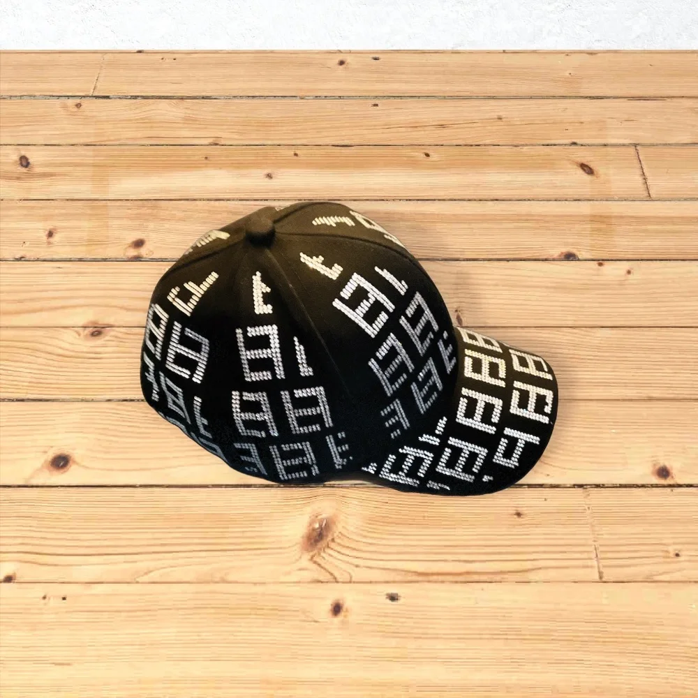 (NWT) Rhinestone Cap Initial FF - Picture 2 of 3